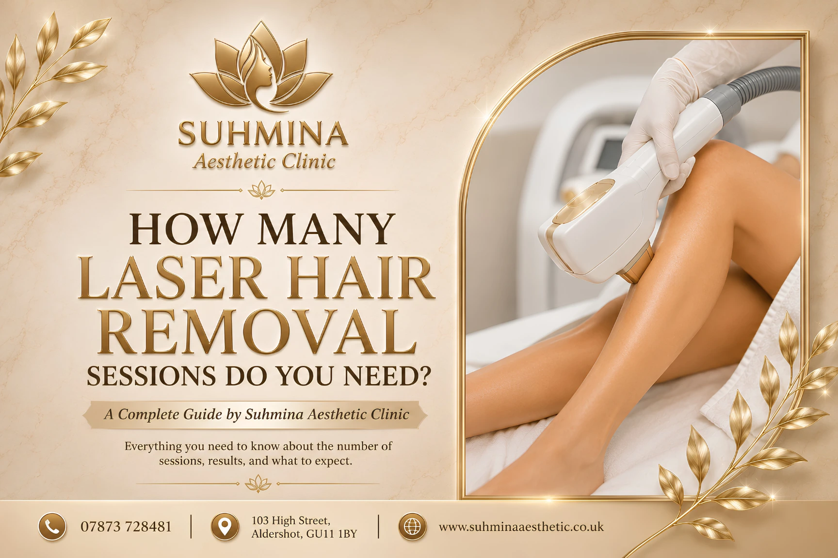 Laser Hair Removal in Aldershot: How Many Sessions Do You Actually Need?