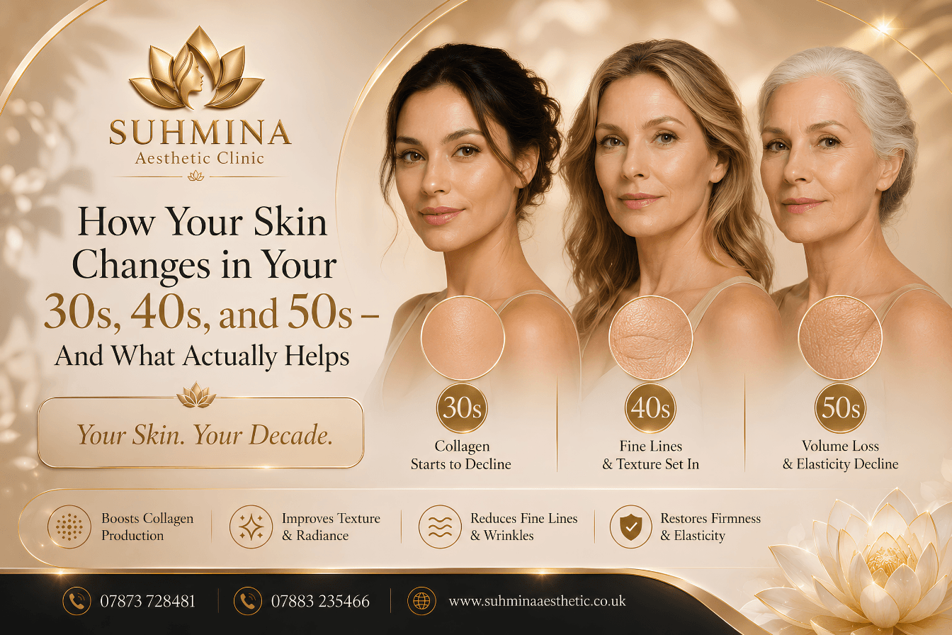 How Your Skin Changes in Your 30s, 40s, and 50s — And What Actually Helps